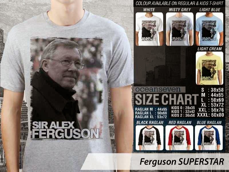 Kaos bola Ferguson SUPERSTAR desain photo