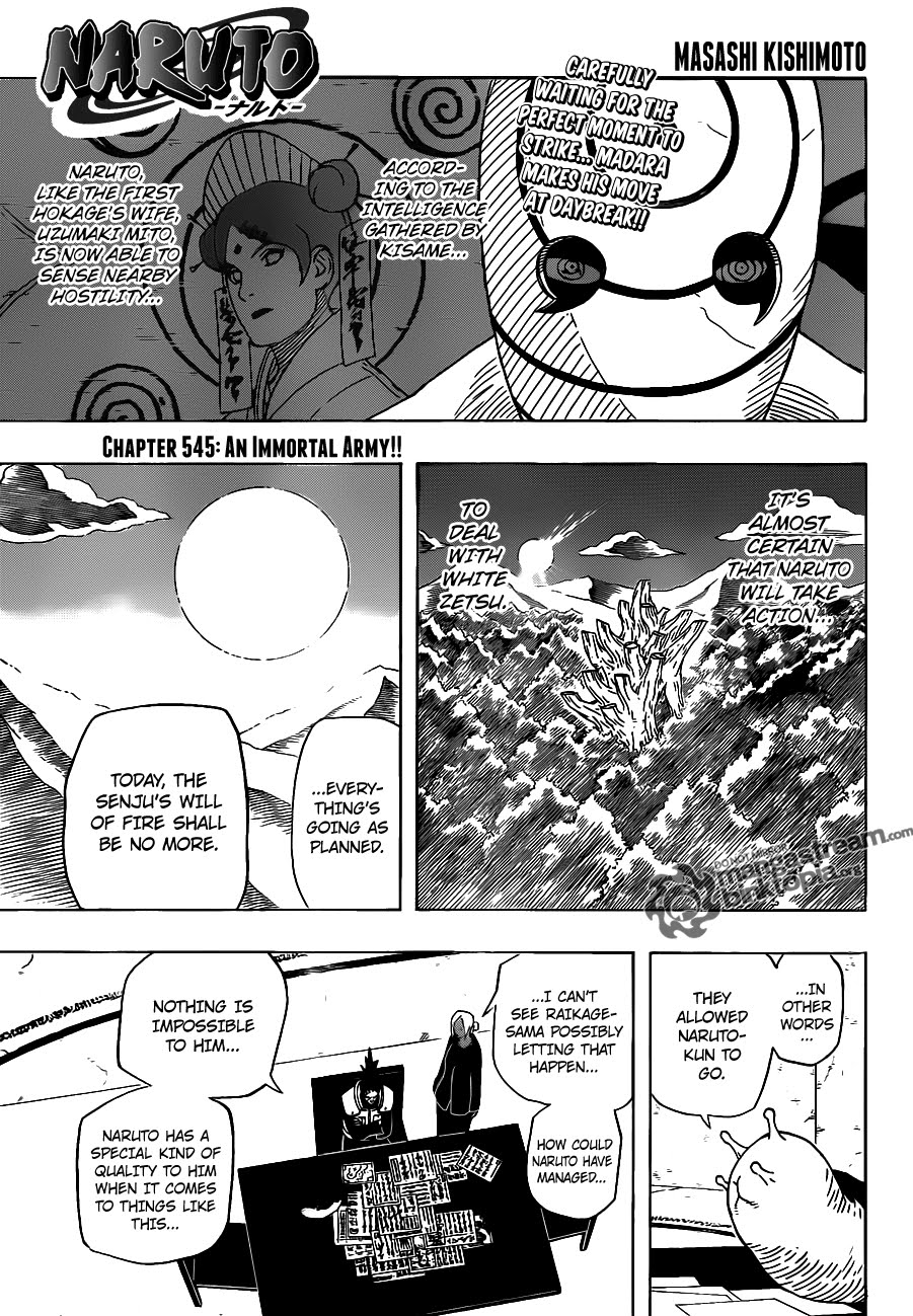 Naruto Shippuden Manga Chapter 545 - Image 01