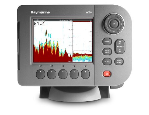Raymarine A50D 5-Inch Waterproof Marine GPS and Chartplotter