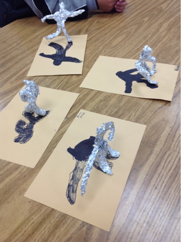 Mrs. Knight's Smartest Artists: Figure sculptures, 4th grade