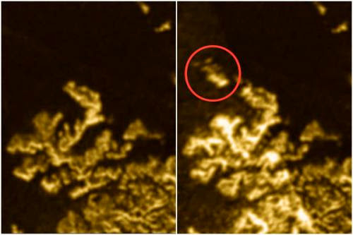 A Mysterious Object Has Appeared And Then Disappeared On Saturn Largest Moon