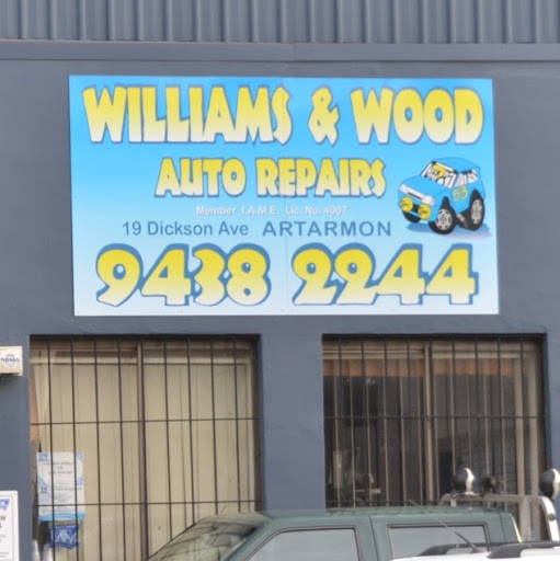 Williams and Wood Auto Repairs and mechanical services logo