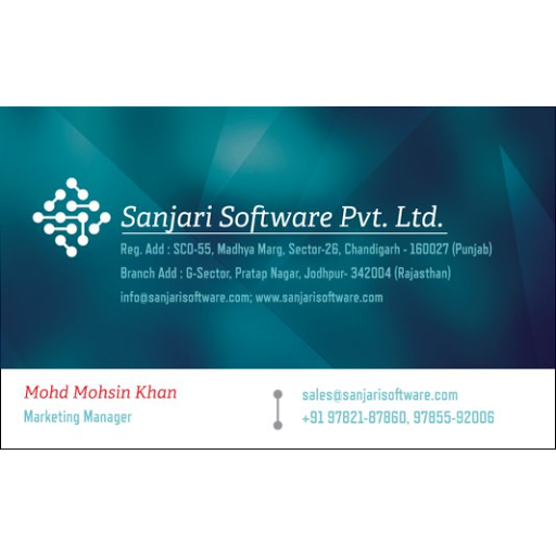 Sanjari Software Pvt. Ltd., 81, III Ext., Kamla Nehru Nagar, Jodhpur, Rajasthan 342008, India, Software_Company, state RJ