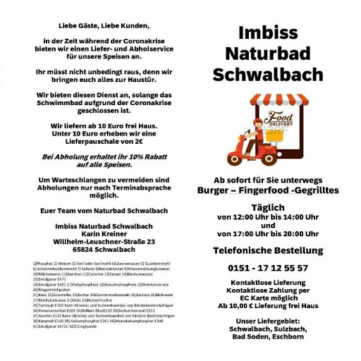 Naturbad Schwalbach Imbiss logo