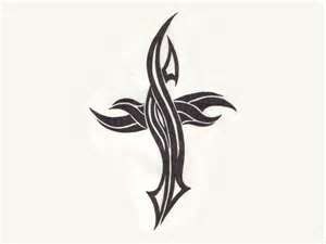 tribal tattoos cross