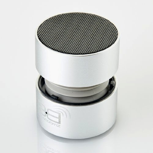  BassBoomz High Performance Portable Bluetooth Speaker - Silver