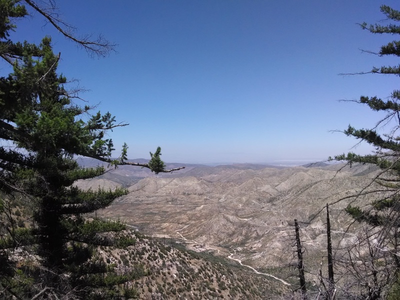 Mount Wilson and Mount Gleason • View of Mojave Desert