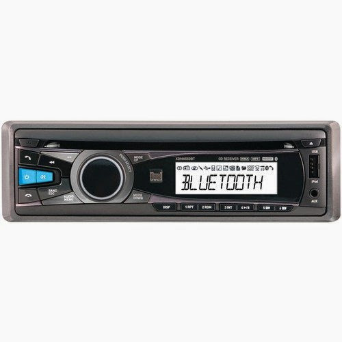  Dual Single-din In-dash Cd Receiver With Bluetooth  &  Iphone And Ipod Control