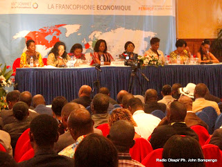 L’intervention des femmes entrepreneurs, lors du forum des entreprises et investisseurs du monde francophone tenu du 8 au 10 octobre 2012 à Kinshasa. Radio Okapi/ Ph. John Bompengo