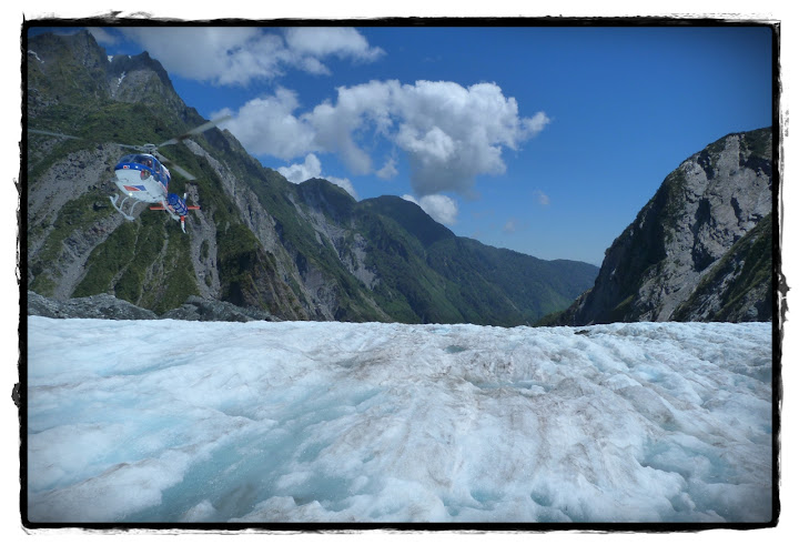 Franz Josef Glacier: helihike - Te Wai Pounamu, verde y azul (Nueva Zelanda isla Sur) (4)