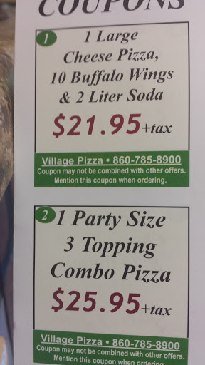 Pizza Restaurant «Village Pizza», reviews and photos, 425 New Britain Ave Ste A, Newington, CT 06111, USA
