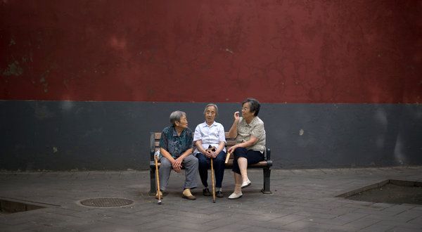 Los mayores en China no tienen quien les cuide. Ed Jones/Agence France-Presse — ©Getty Images