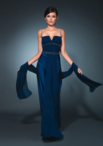 Abendkleider Kollektionen 2013 schöne royal blue Abendkleider