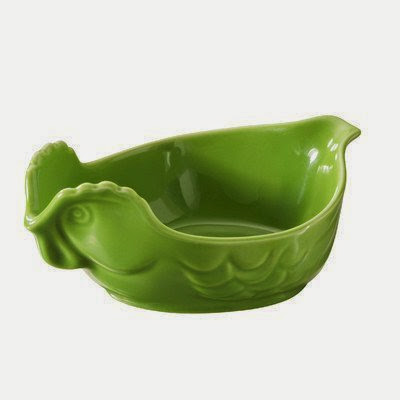  Happy Cuisine Individual Poultry Dish [Set of 2] Color: Lime Green