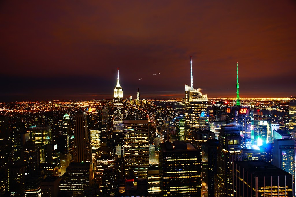 Rockefeller Center night view