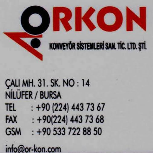 Orkon Konveyör Sistemleri San. Tic. Ltd. Şti. logo