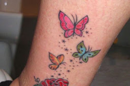 Ankle Small Butterfly Tattoos