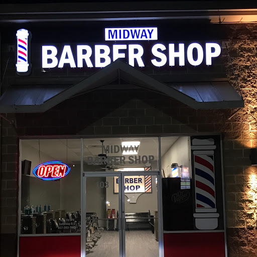 Midway Barber & Style Shop logo