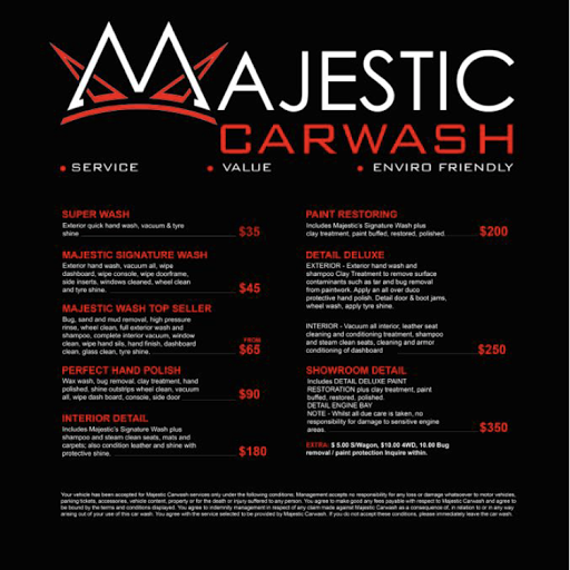 Majestic Hand Car Wash Greenhills logo