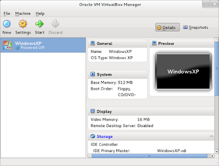 Установка виртуальной машины virtualbox