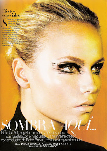 Vogue España, noviembre 2011 - Sombra aqui - Natasha Poly
