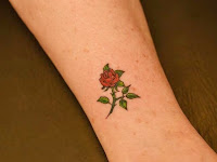 Small Rose Tattoo On Arm Men
