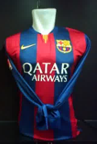 jersey barcelona home lengan panjang 2014 2015 official jersey barcelona home lengan panjang 2014 2015 official