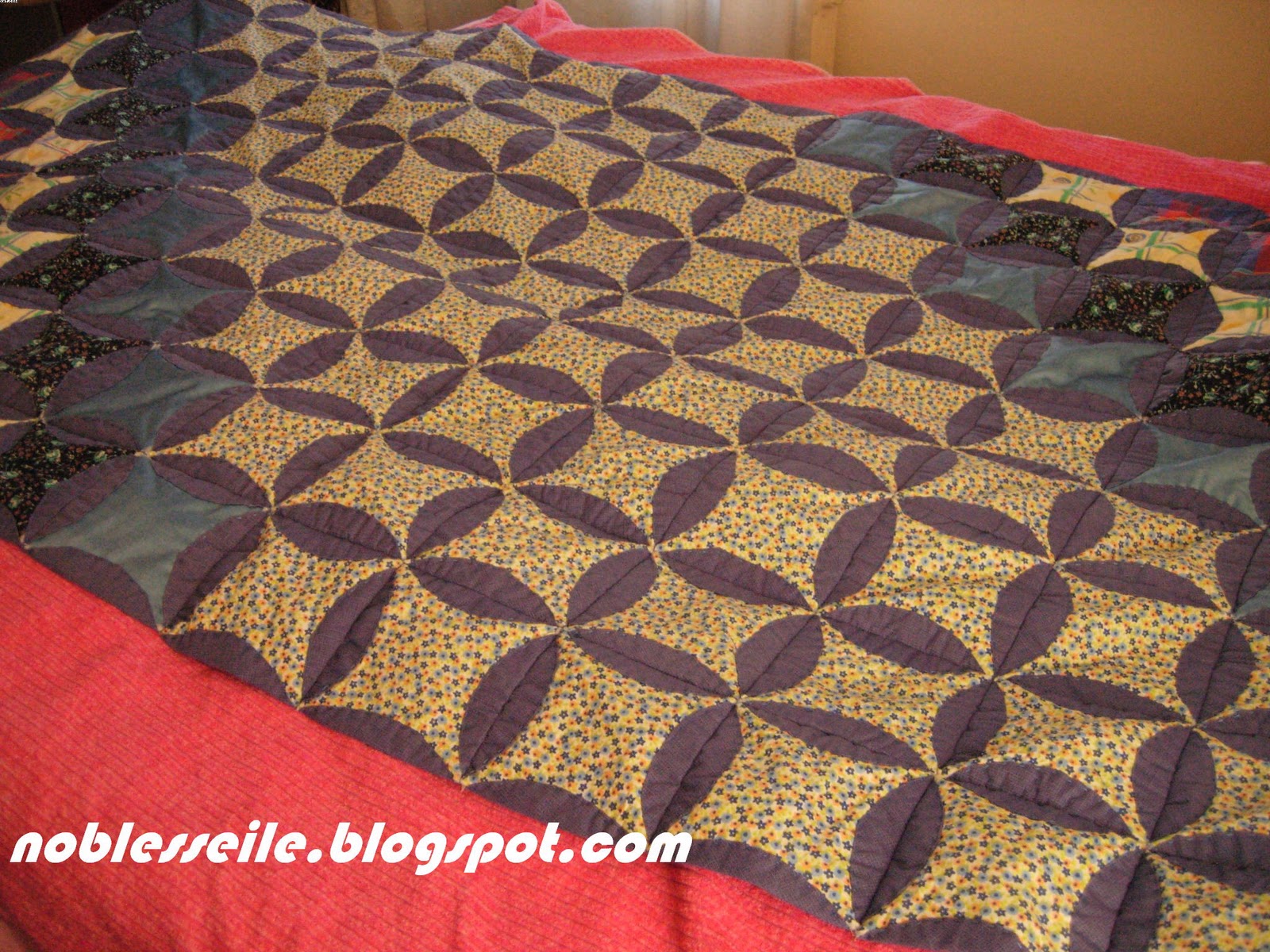patchwork yatak örtüsü