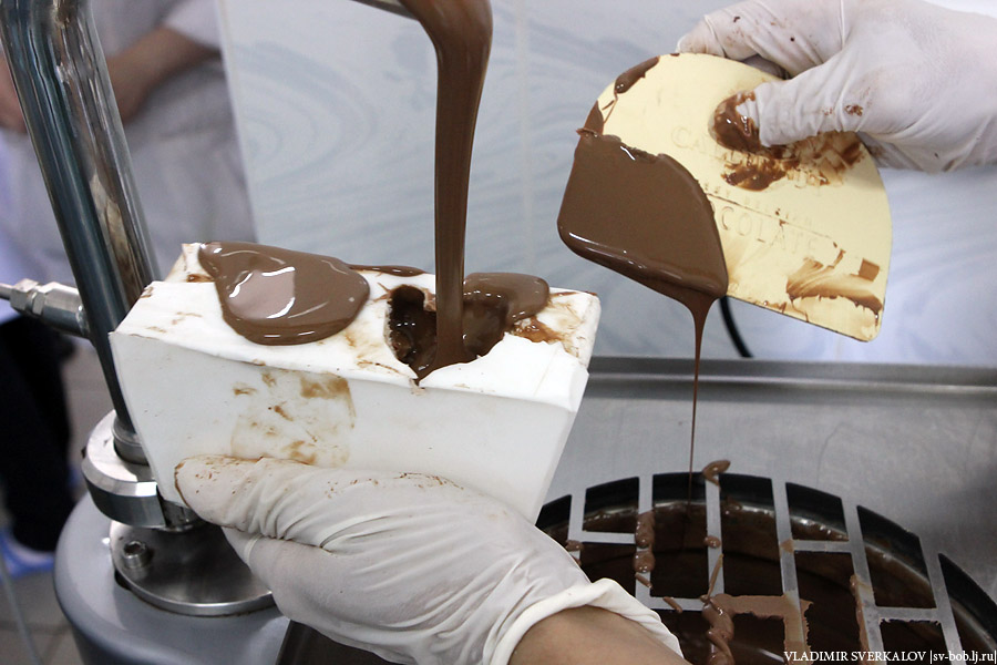 Залить шоколадом. Заливание шоколада в форму. Производство шоколада. Заливка шоколада в формы на фабрике. Заливка шоколада.