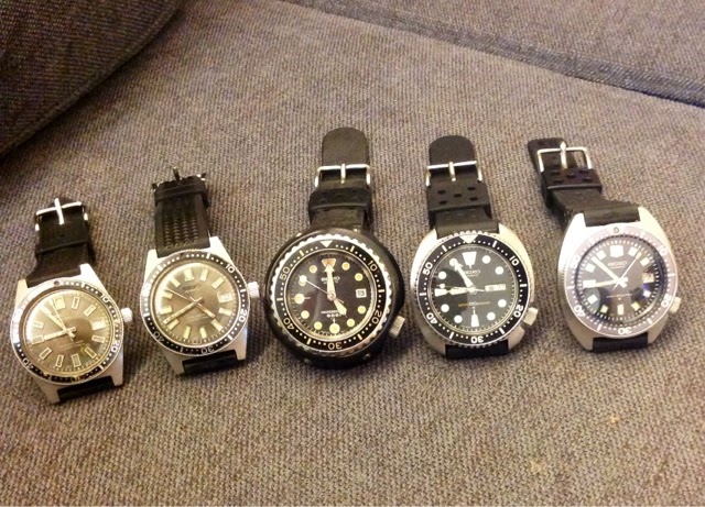 Vintage watch experience 古董手錶: My Vintage Seiko divers and my wish lists  2014