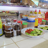 Cambodian condiments at the market