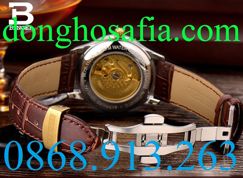 Đồng hồ nam cơ Binger B1105G BG009