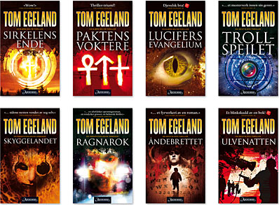 Tom Egeland: Forfatterserien