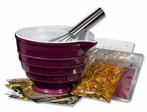  Gourmet Village Bistro Bowl  &  Whisk Set - Purple