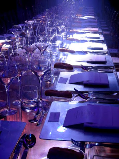 Table at a dinner at Somerset House in London