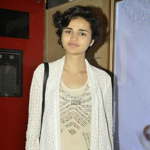 A guest during the premiere of Bollywood movie Pizza, held at PVR in Mumbai, on July 21, 2014.(Pic: Viral Bhayani)