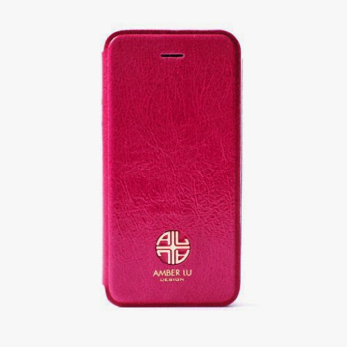  Amber Lu Genuine Italian Leather iPhone Case (Pink)