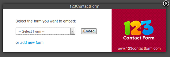 Joomla contact form