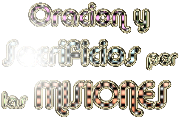SI LO HACEMOS CON AMOR Y DEDICACION, RECIBIREMOS RECOMPENSA CELESTIAL DE MISIONEROS!