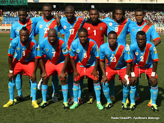 l’équipe nationale de la RDC le 24/03/2013 au stade de Martyrs à Kinshasa, lors du match nul contre la Lybie. Radio Okapi/Ph. Apollinaire Matongo