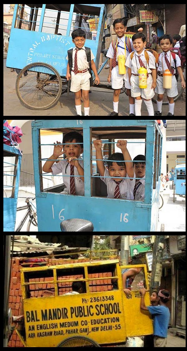 Inilah Bas bas Sekolah Yang Terdapat Di India - Tabek Puang