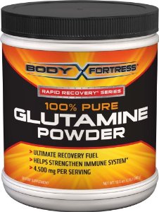  Body Fortress 100% Pure Glutamine Powder, 300 Grams