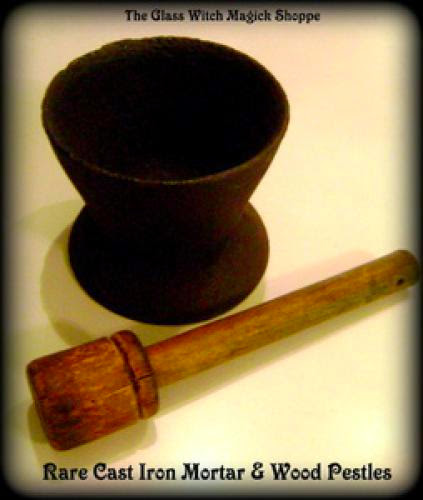 Extremely Rare Antique Cast Iron Mortar And Pestle 175 00