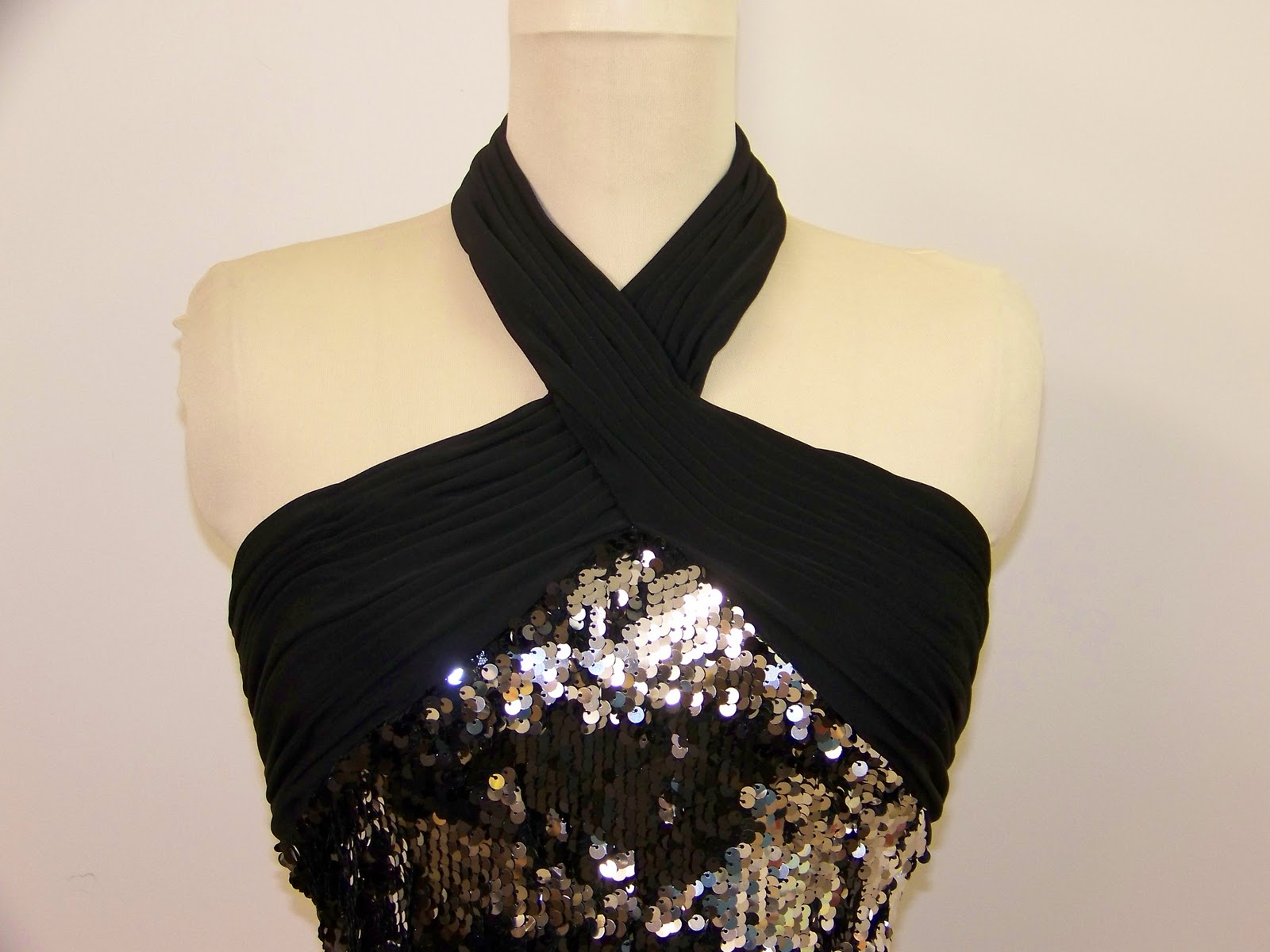sequence fabric gown