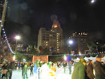 Ice skating at Pershing Square