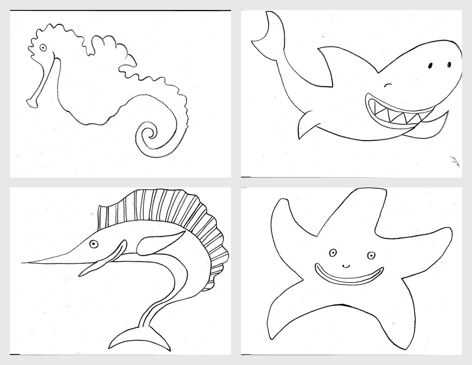 Speech Therapy with Miss Nicole: Way Down Deep in the Deep Blue Sea Activity
