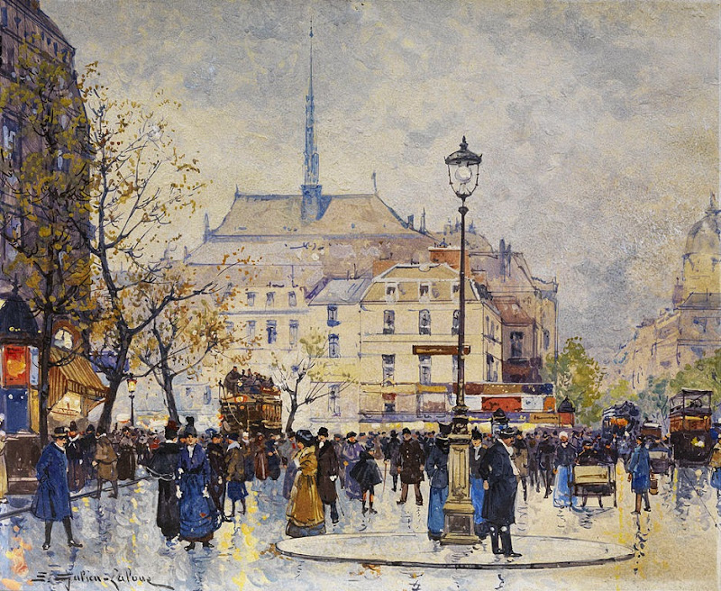 Eugène Galien-Laloue - Street Scene