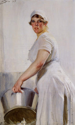 Anders Zorn - Kitchen Maid