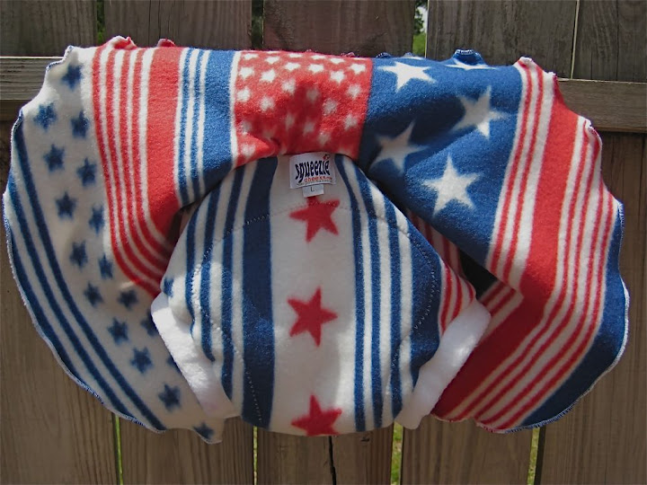 Patriotic Soaker w/Skirtie Medium Patriotic Soaker w/Skirtie Medium