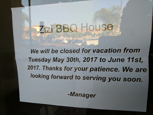 Barbecue Restaurant «Zizi BBQ House», reviews and photos, 3740 Iowa Ave, Riverside, CA 92507, USA